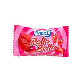 Rolla Belta Aardbei 20 g Vidal | Distribución Mayorista