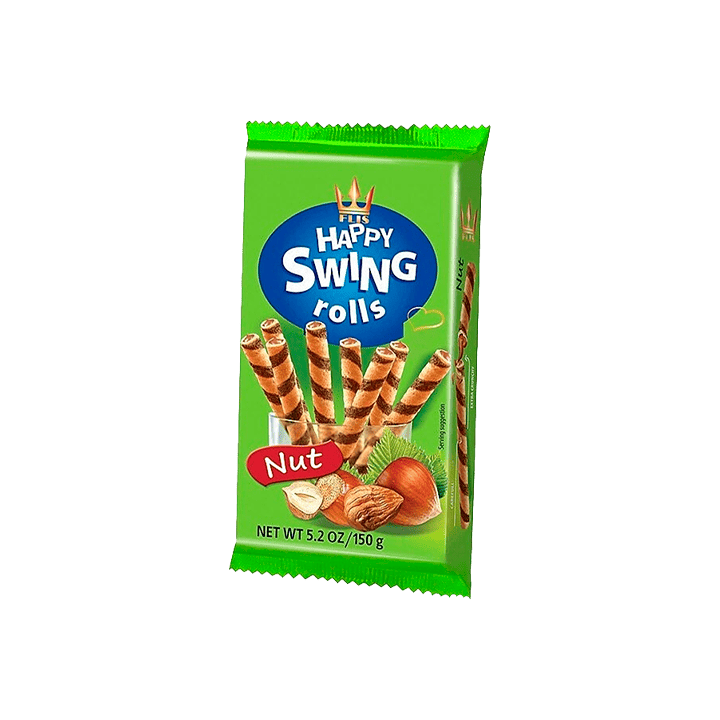 Hazelnoot Gevulde Wafelbuisjes 150 g | Distribución Mayorista
