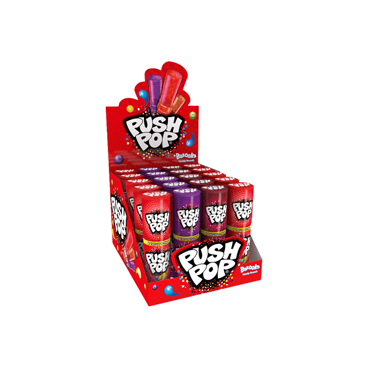 Push Pop Bazooka Candy | Distribución Mayorista