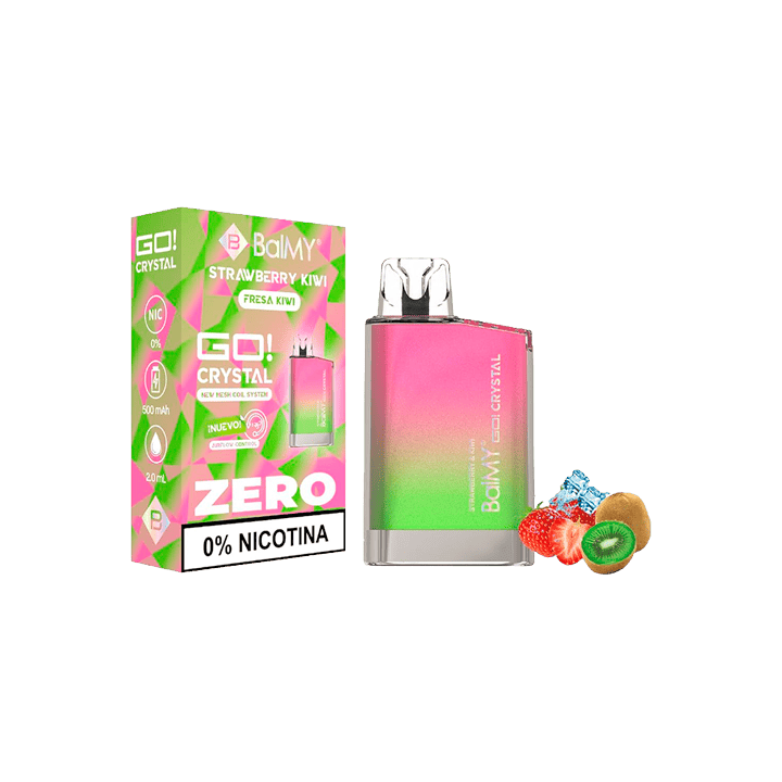 Balmy Go Crystal Fragola Kiwi Senza Nicotina | Distribución Mayorista