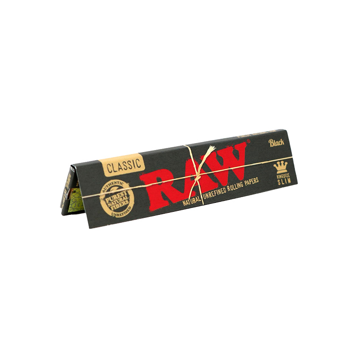 RAW Classic Slim Zwart Vloei | Distribución Mayorista