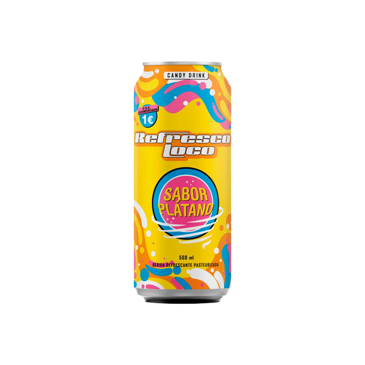 Refresco Loco Marked Banana 500ml - Distribución Mayorista