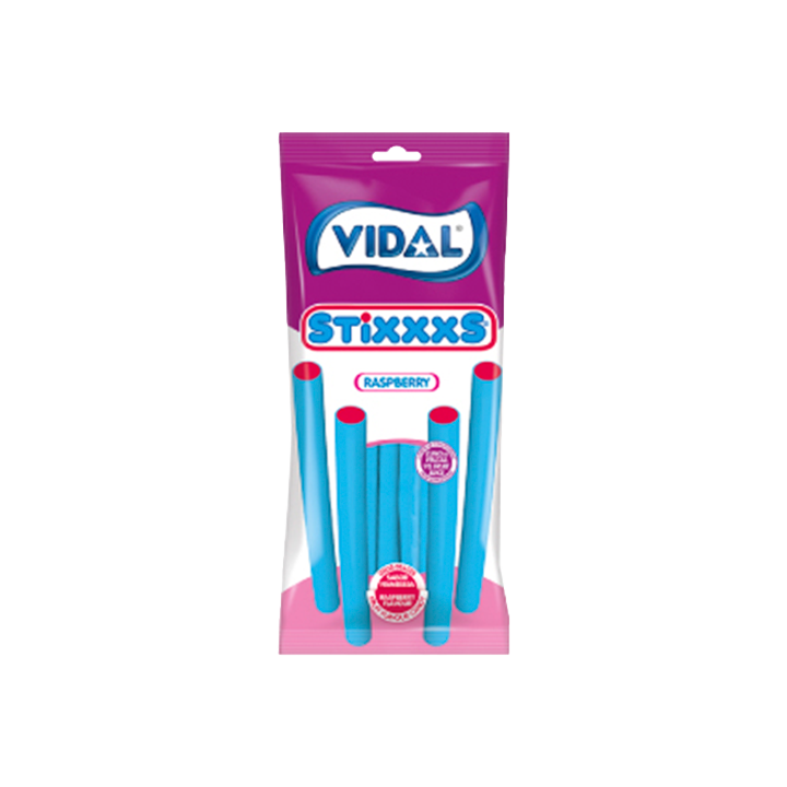 Stixxs Frambuesa 90g Vidal - Distribución Mayorista
