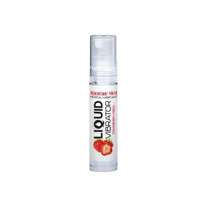 Amoréane Liquid Vibrator Fresa 10ml - Distribución Mayorista