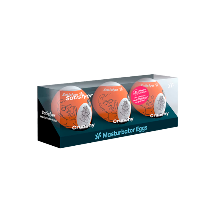 Huevo Masturador Crunchy Satisfyer - Distribución Mayorista