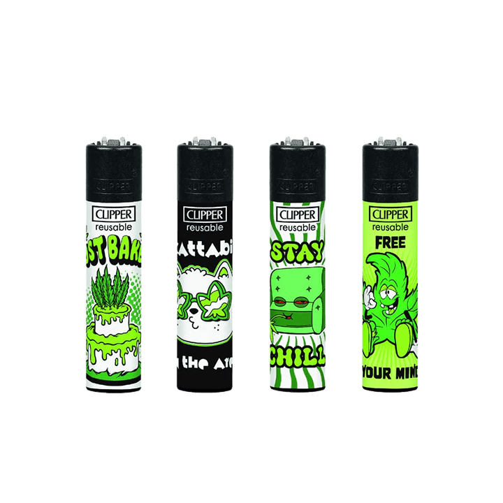 Mechero Clipper CP11 Hoja Marihuana - Distribución Mayorista