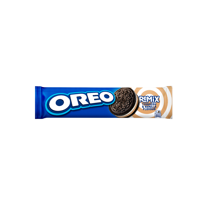 Oreo Remix Tiramisu e Baunilha 157g - Distribución Mayorista