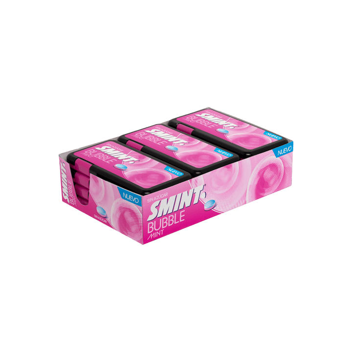 Smint Flat Bubble Mint 21g - Distribución Mayorista