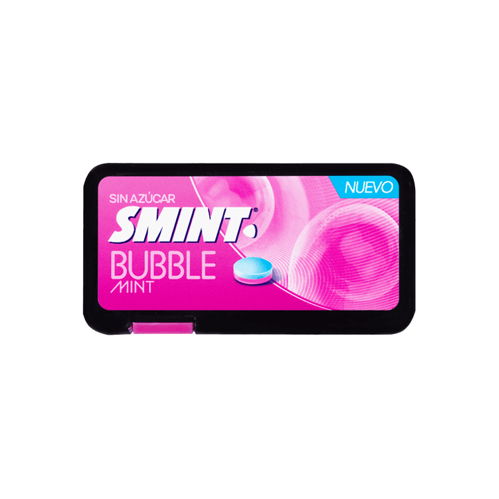 Smint Flat Bubble Mint 21g - Distribución Mayorista