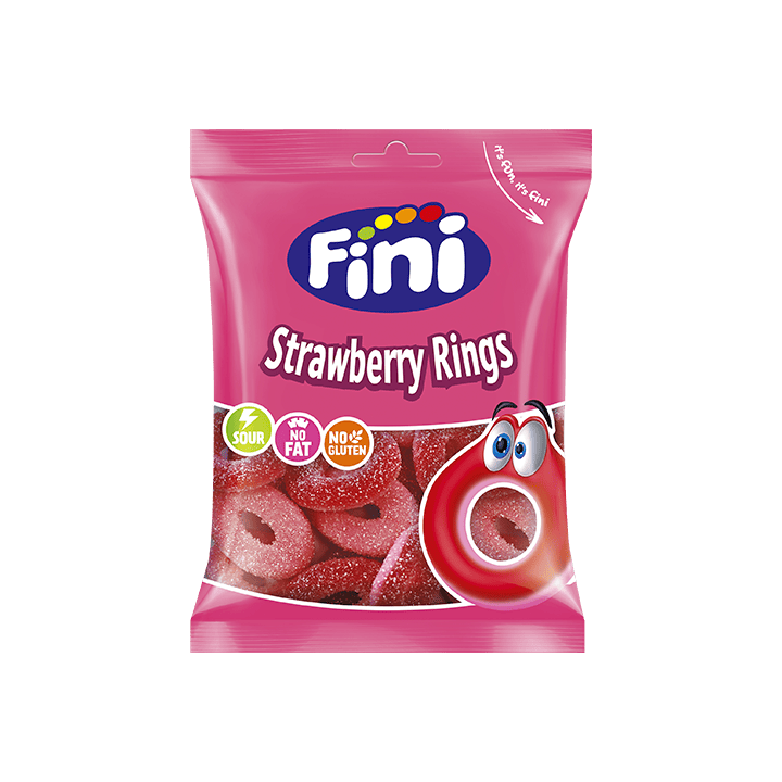 Anneaux Fraise 90 g Fini | Distribucion Mayorista
