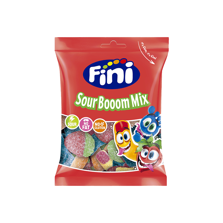 Sour Boom Mix Surtido Ácido 90g Fini-Distribución Mayorista