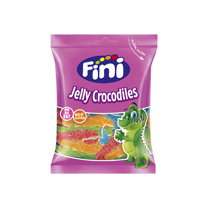 Caramelle gommose Coccodrilli Zuccherati 90 g Halal Fini | Distribución Mayorista
