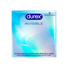Durex Invisível 3 uds - Distribución Mayorista