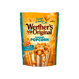 Werther's Original Salted Caramel Popcorn 140g - Distribución Mayorista