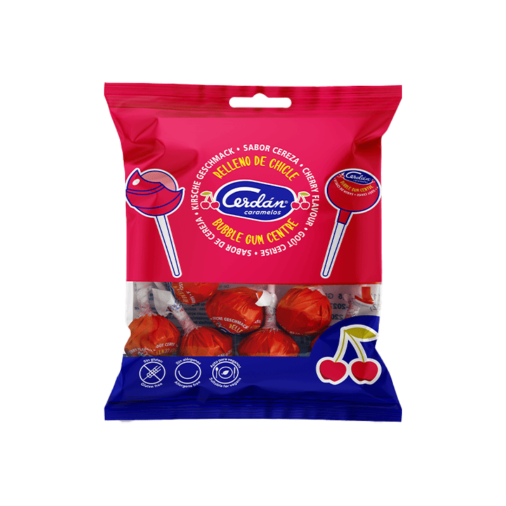 Kerslolly met kauwgom 15,5 g Cerdán Caramelos | Distribución Mayorista